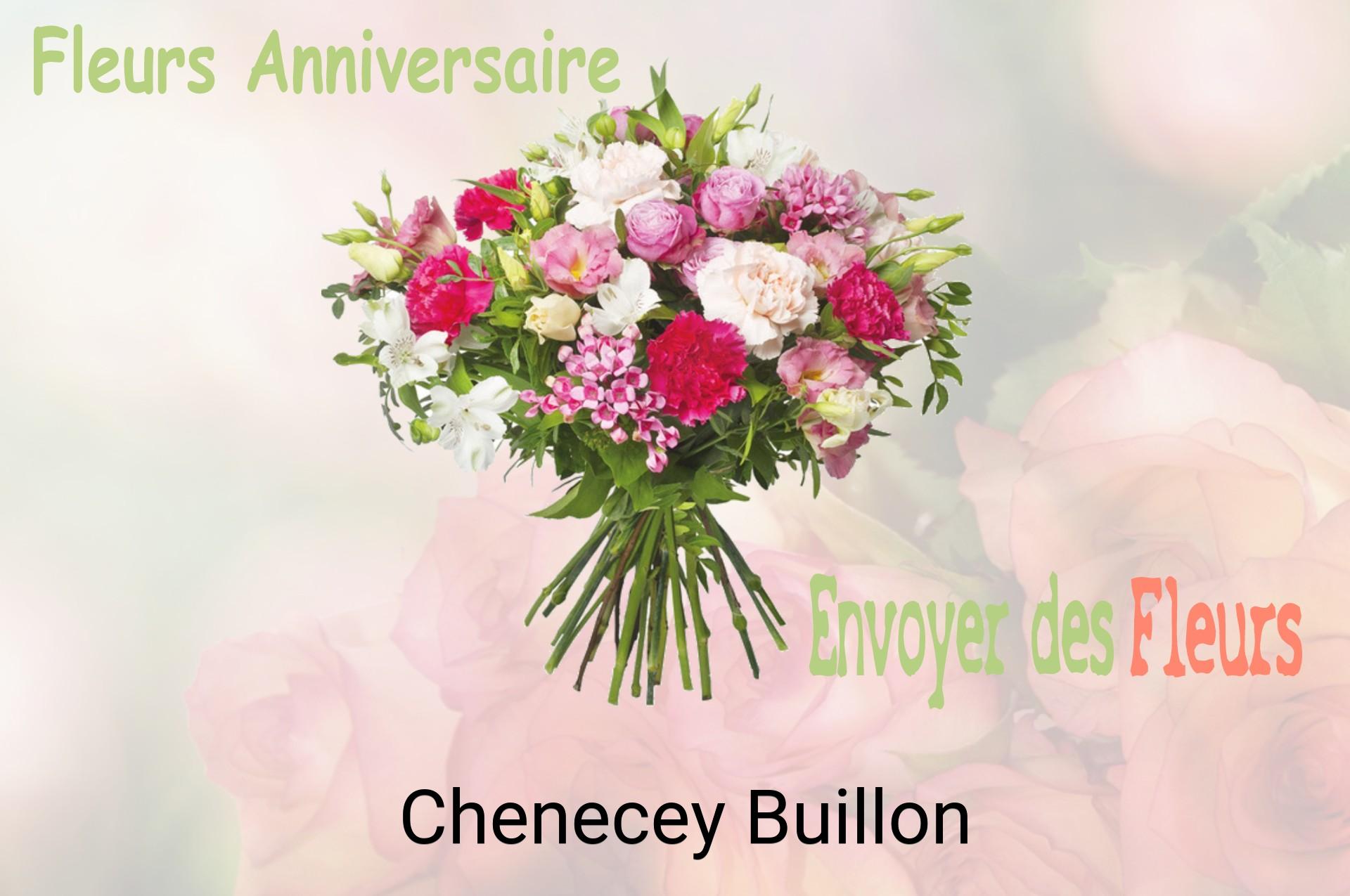 Bouquet de fleurs d’anniversaire livré à Chenecey-Buillon